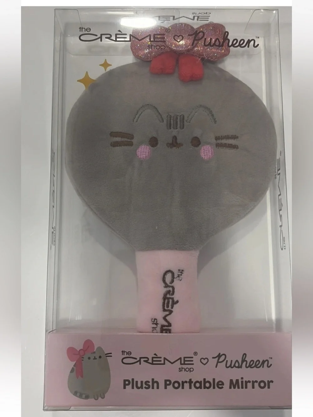 The Crème Shop Pusheen Plush Portable Mirror